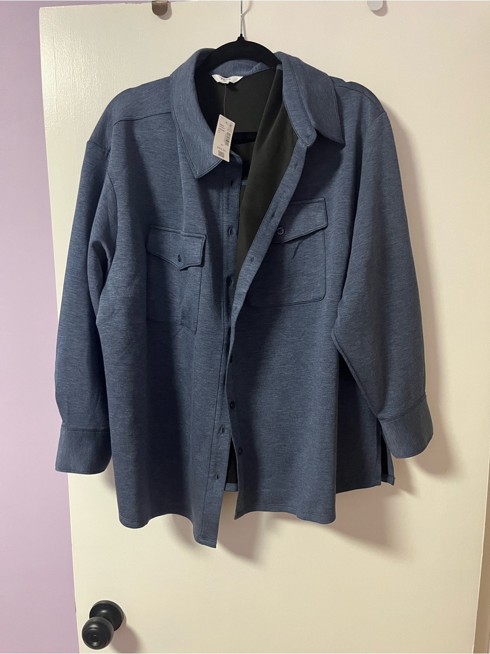 Penningtons Blue Utility Shirt Jacket